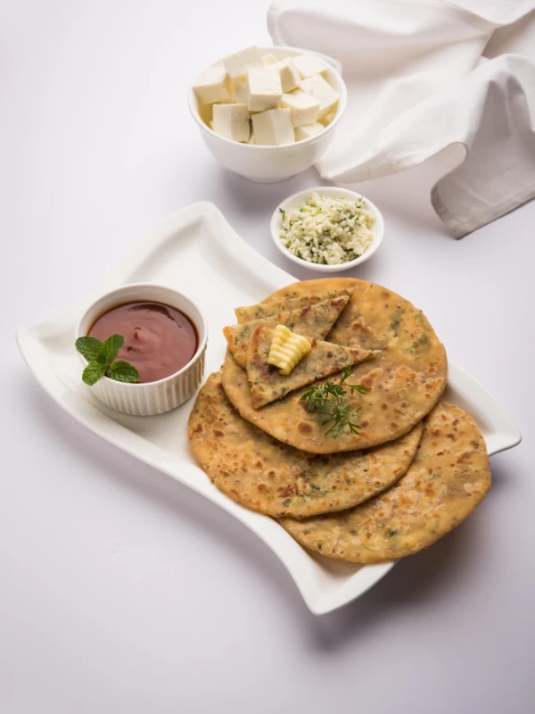 Paneer paratha with Aashirwaad multigrain flour