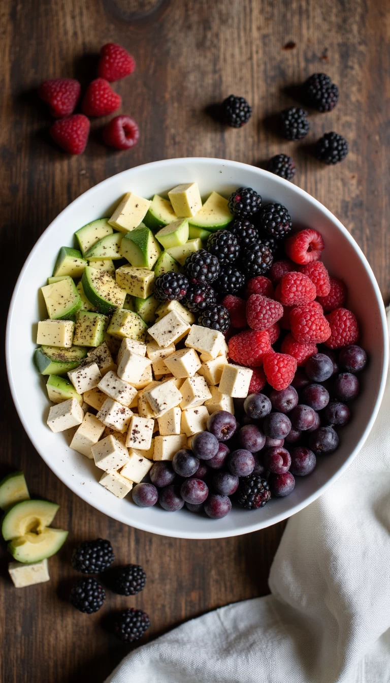 Fruits Bowl with Paneer