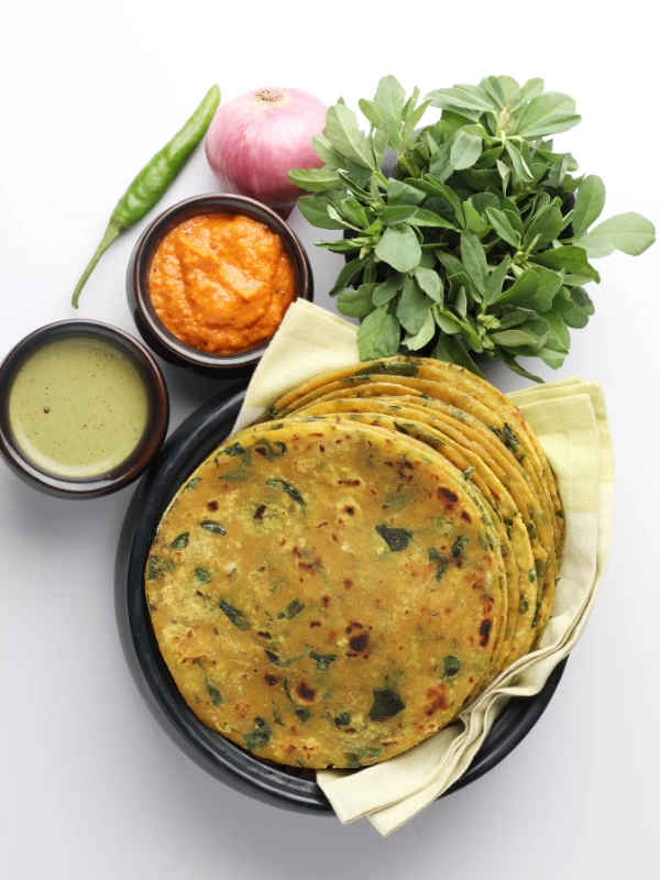 Methi paratha with Aashirwaad multigrain flour