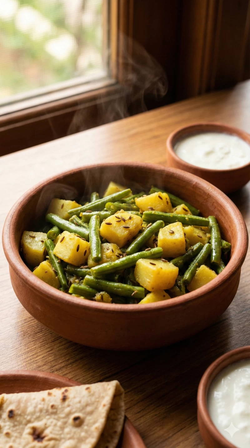 Beans Aloo Jeera