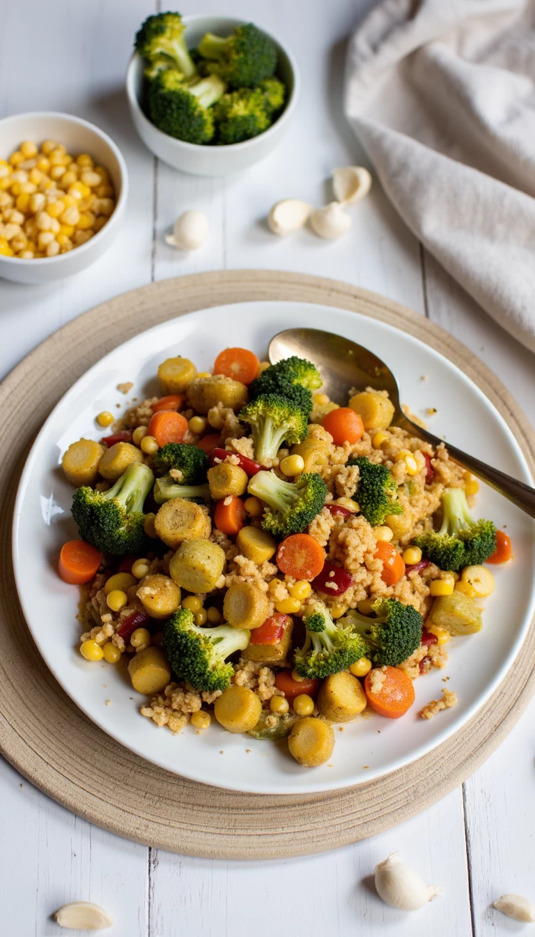 Broccoli and Sweet corn Stir Fry