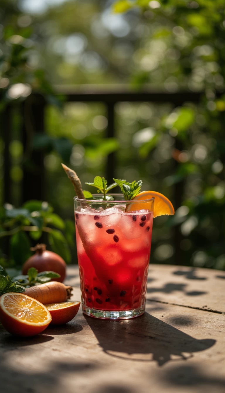Carrot Amla Pomegrenate Juice