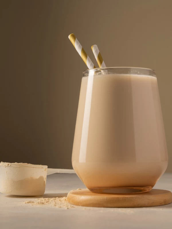 Dark Chocolate Flaxseed Protein Shake