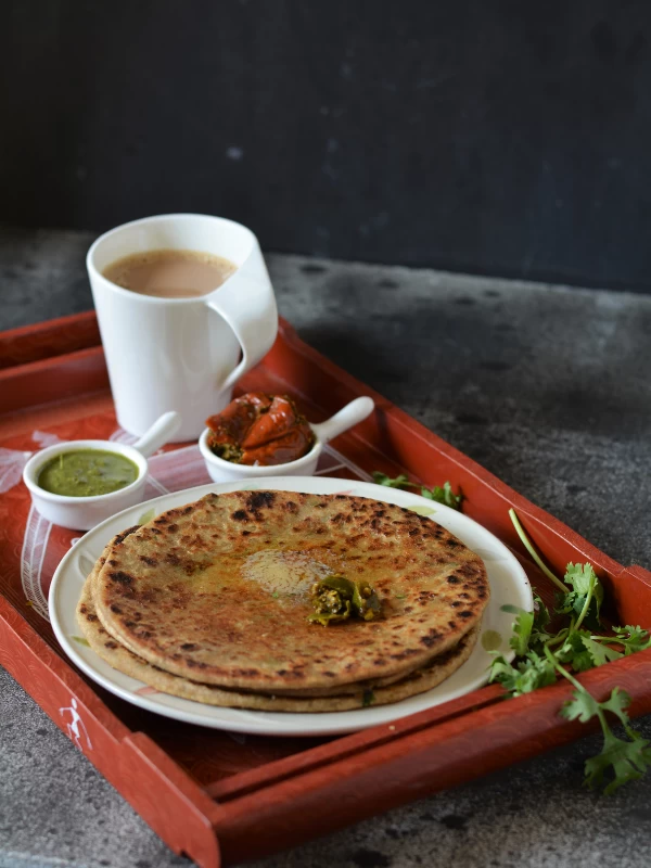 Aaloo Paratha with low oxalate flour