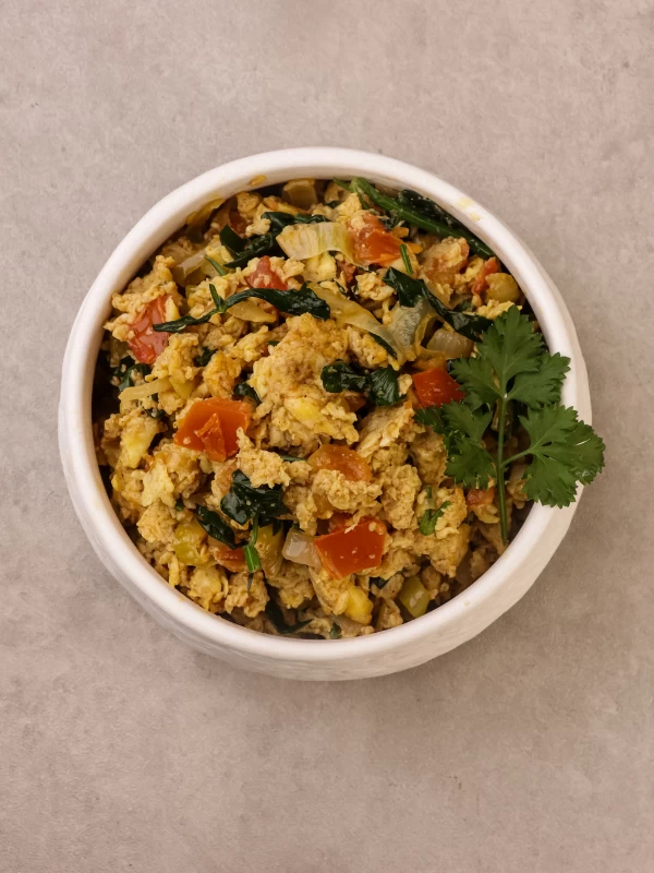 Boiled anda bhurji