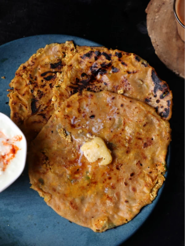 Keto Paneer Paratha