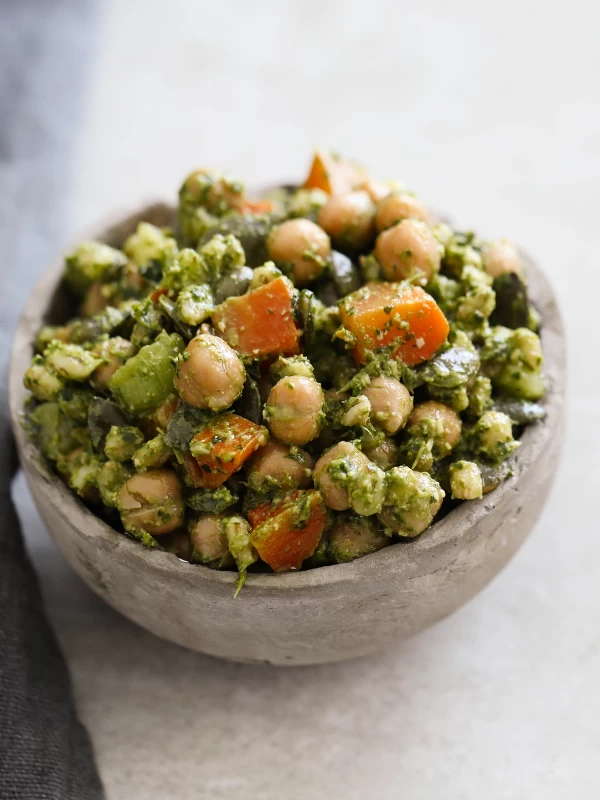 Garbanzo Bean Caesar Salad