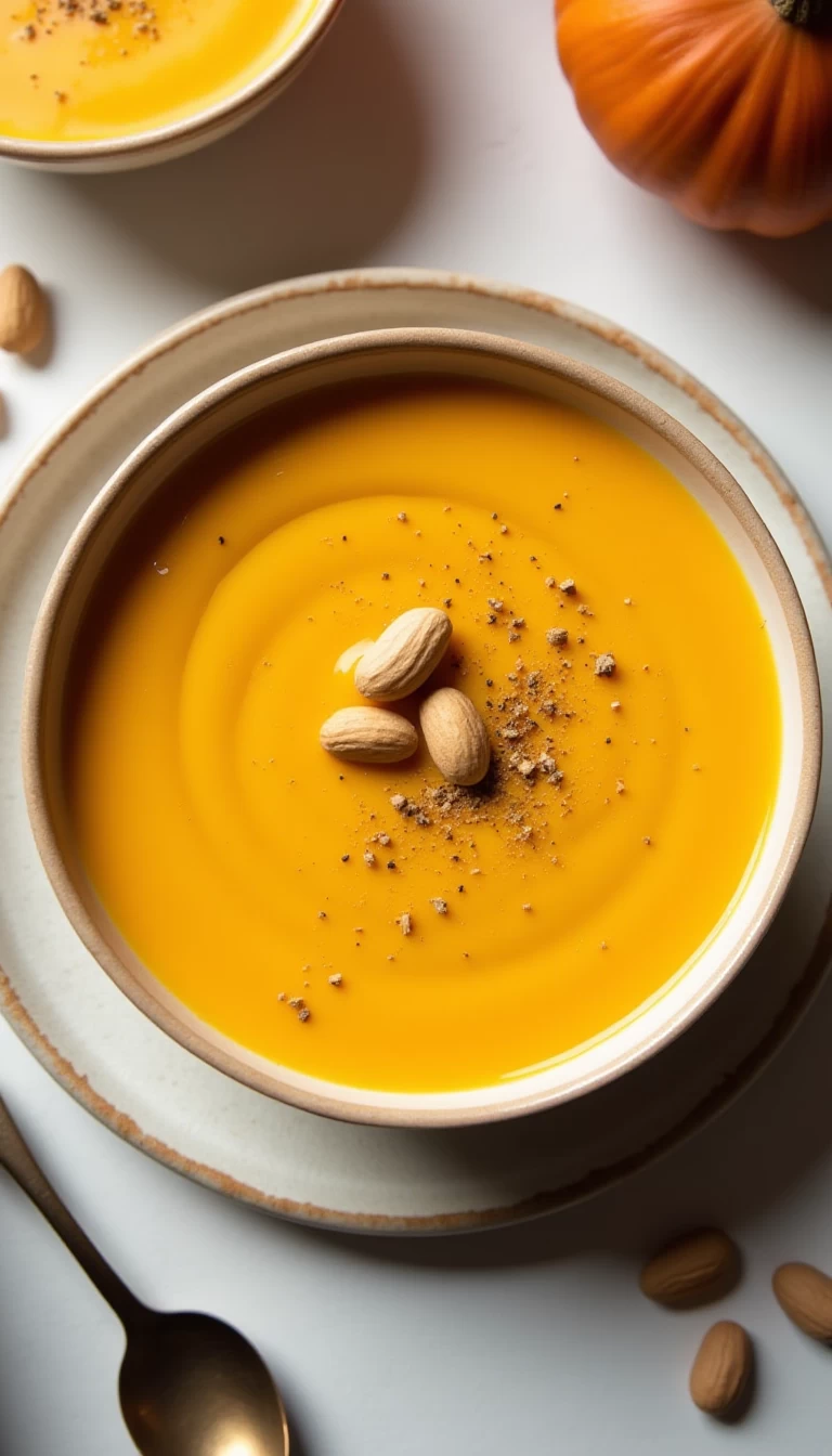 Kaddu Peanut Light Soup