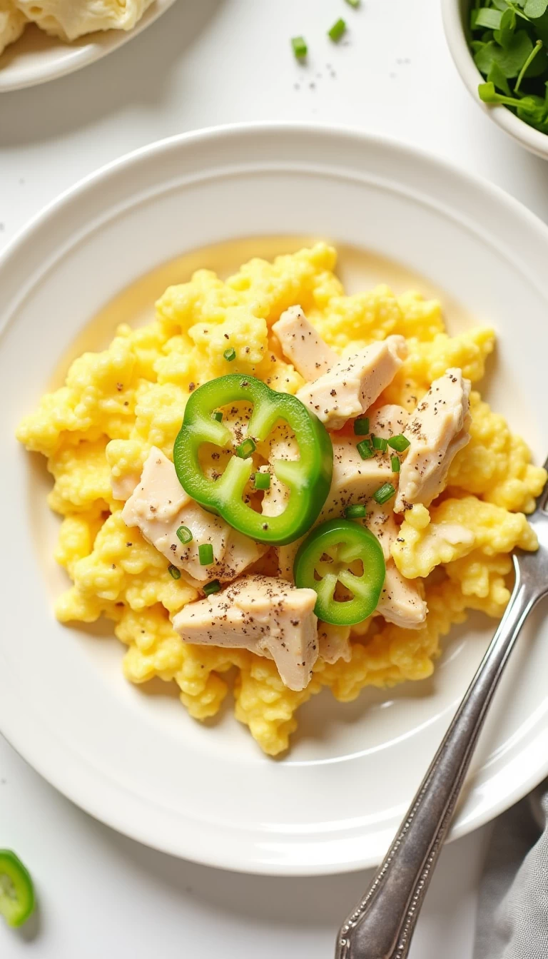 Scrambled Eggs with Tuna