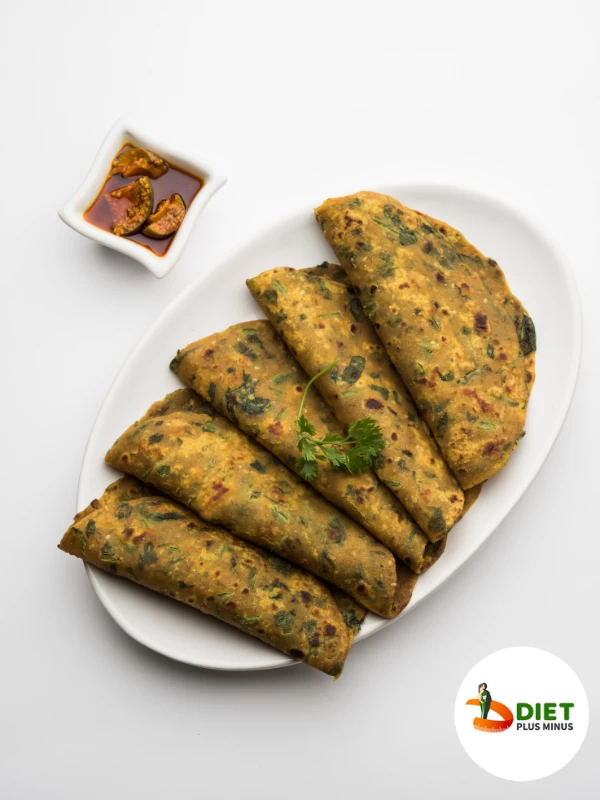 Palak paratha with Aashirwaad multigrain flour