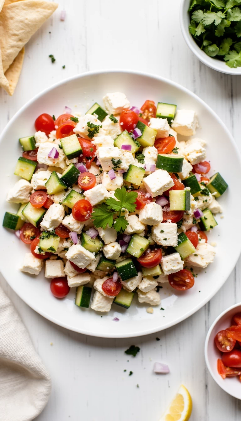 Paneer Chat (Low fat)