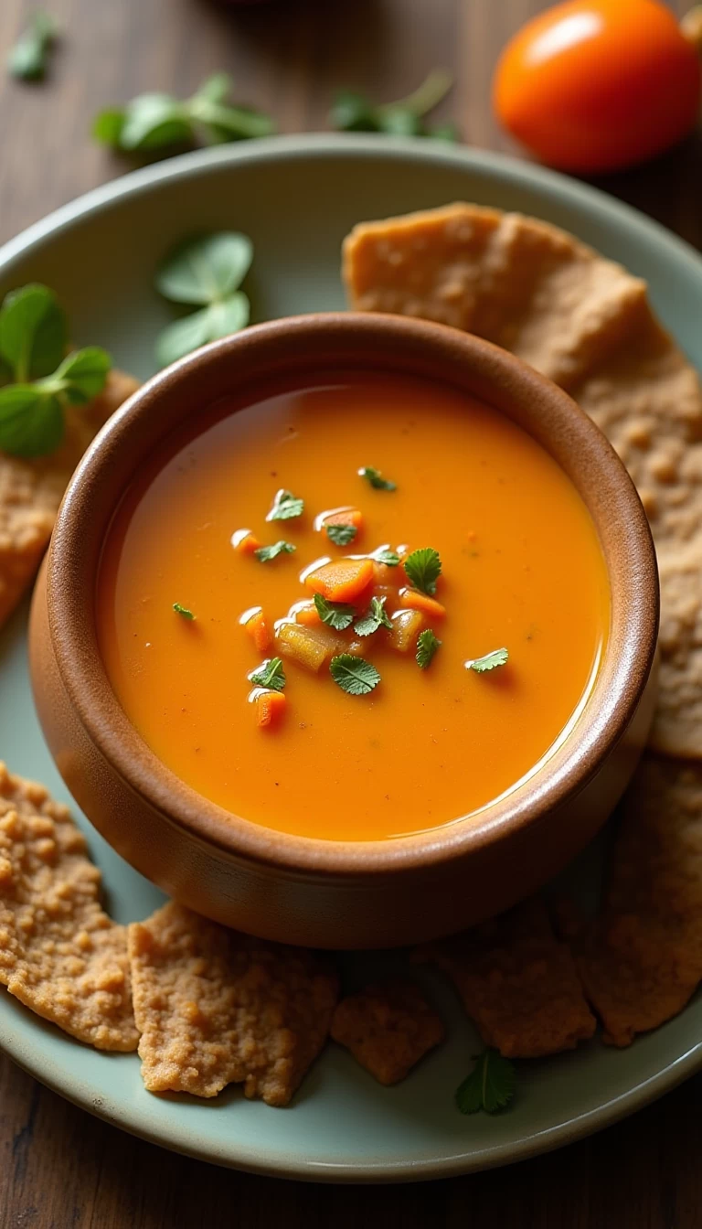 Carrot Capsicum Rasam