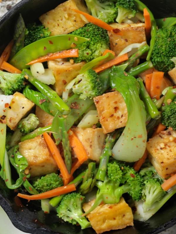 Tofu Broccoli Salad