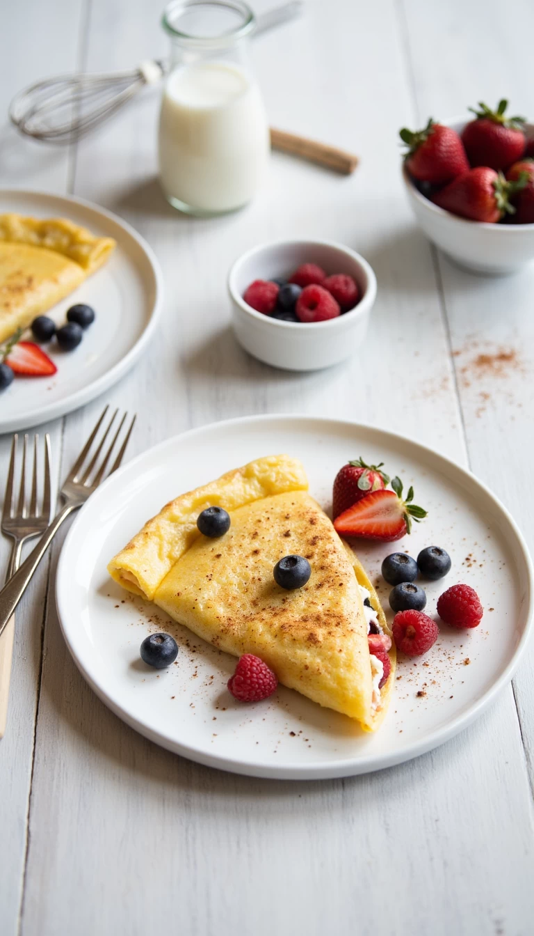 Berry omelette
