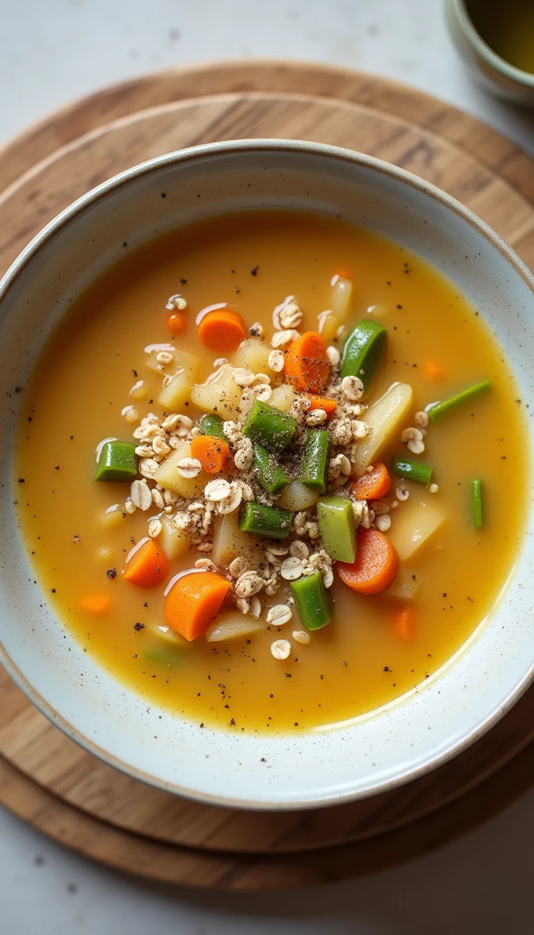 Oats Vegetable Soup