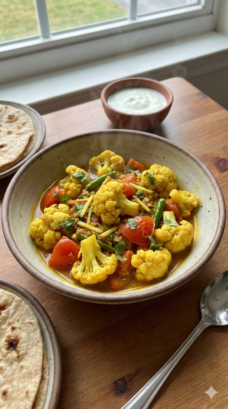 Gobhi Tomato Light Masala