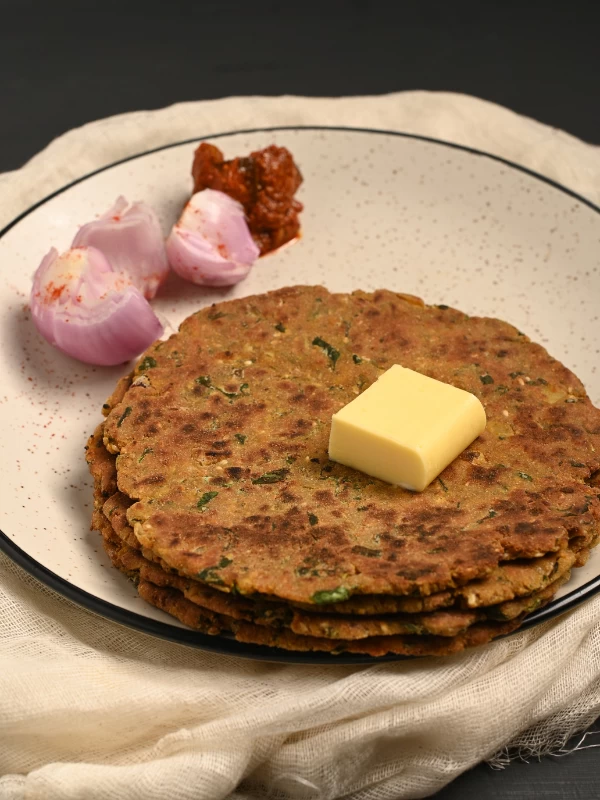 Ragi and Methi Paratha