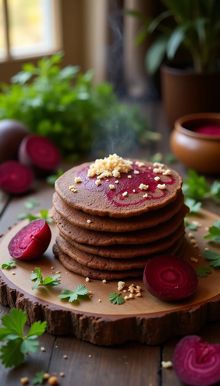 Ragi and Beetroot Pancakes