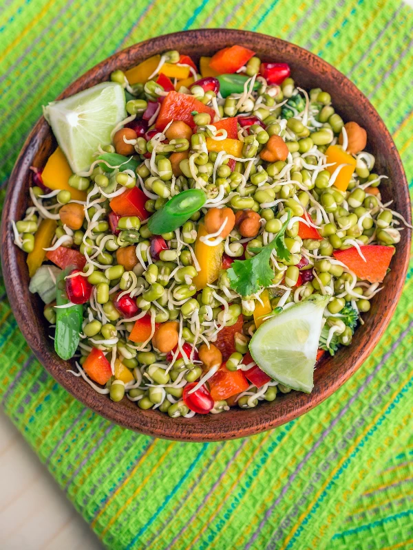 Chatpata Sprouts Salad