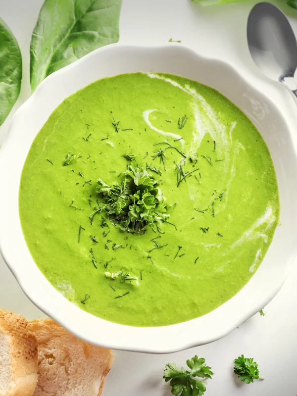 Spinach Garlic Soup