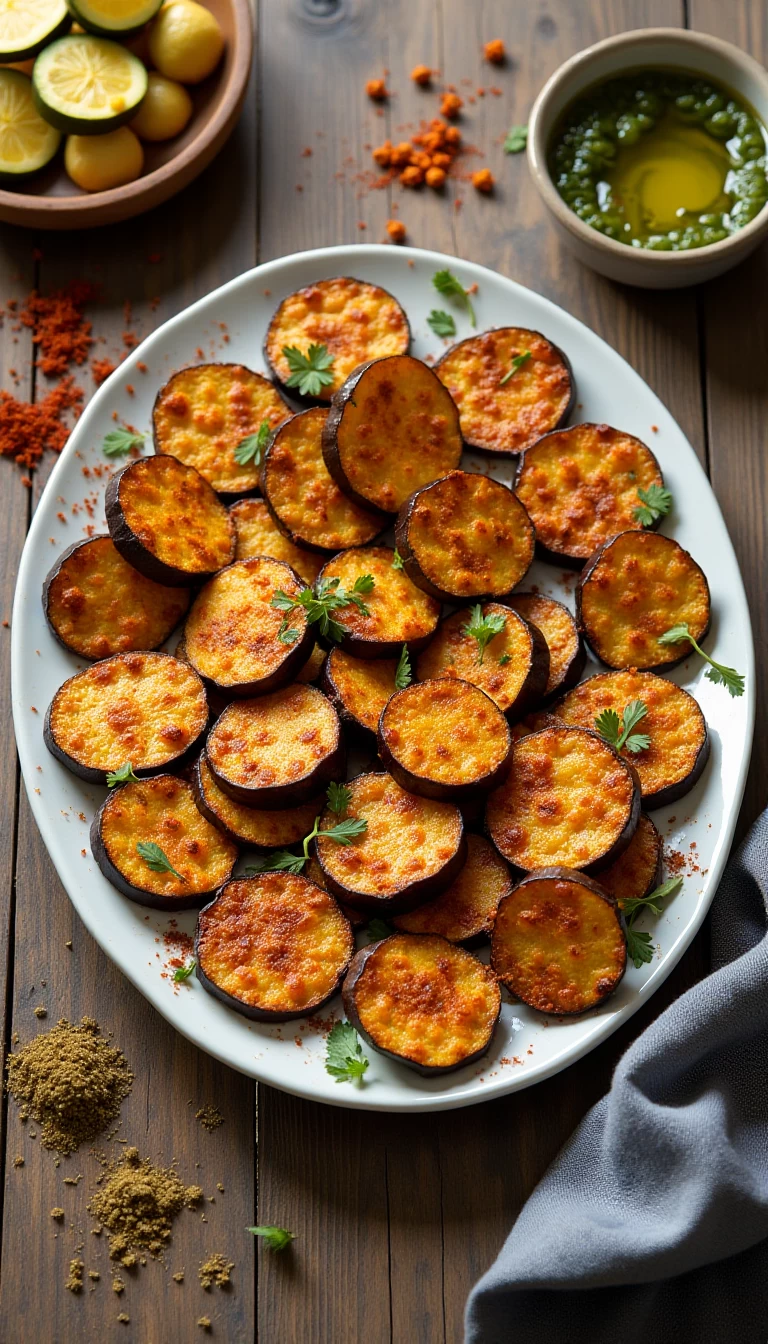 Tawa Brinjal Fry (Tawa Baigan Roast)