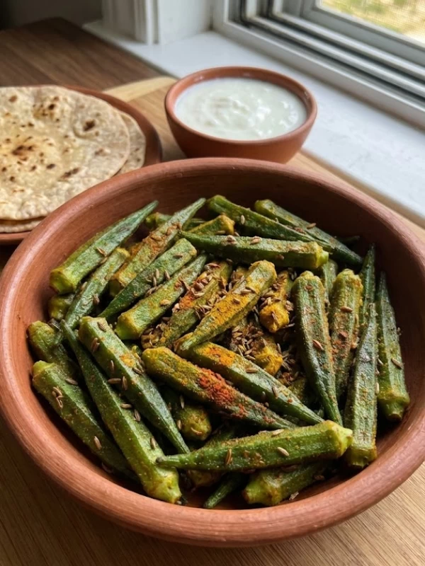 Bhindi Jeera Sukhi (Non-Sticky Method)
