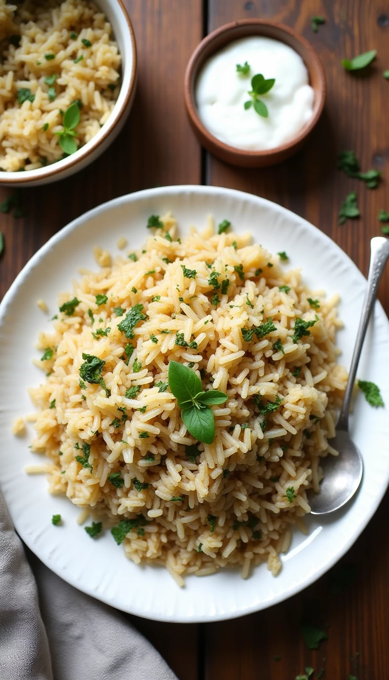 Methi Onion Rice