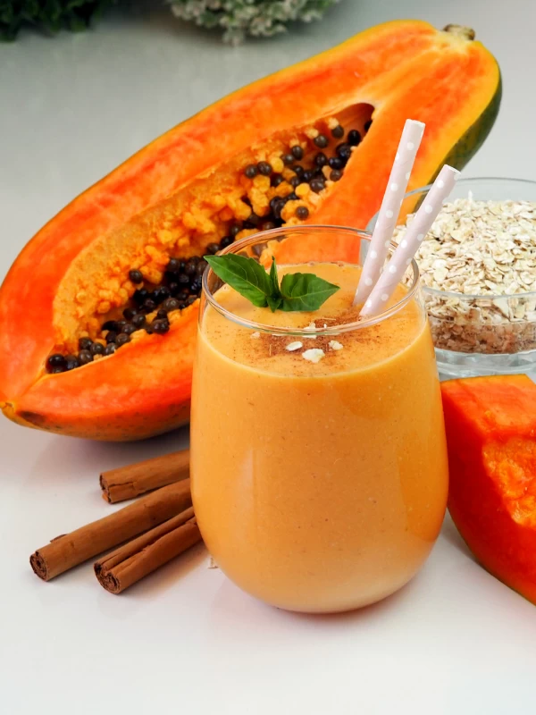 Papaya and Cucumber Smoothie