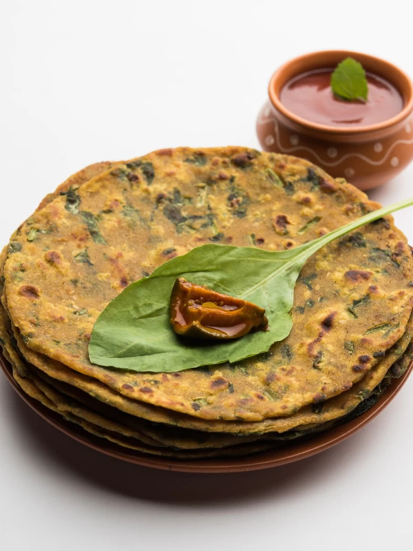 Palak Paratha In Diabetic Flour