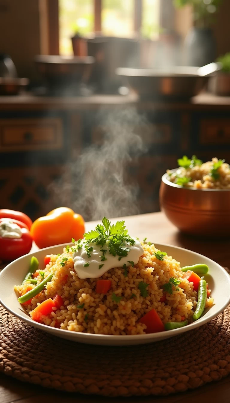 Jowar and Vegetable Pulao