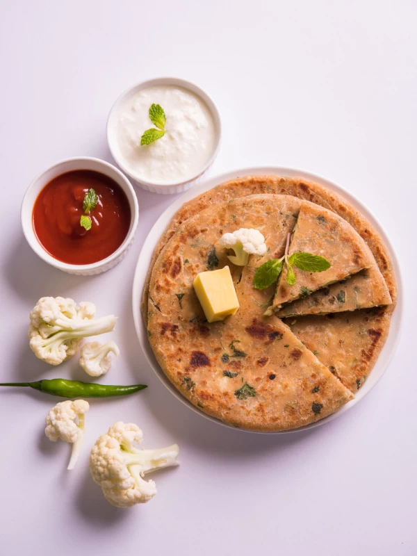 Gobhi paratha with Aashirwaad multigrain flour