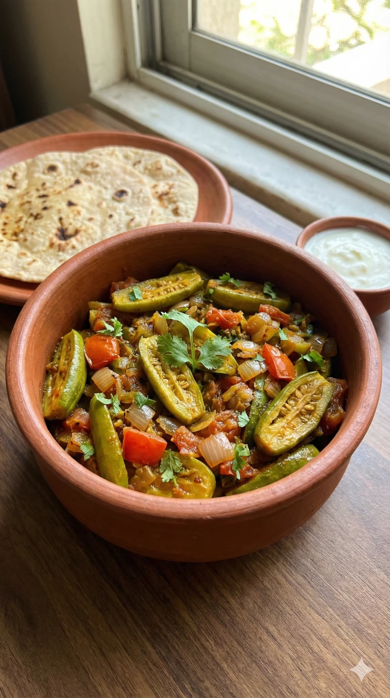 Parwal Onion Tomato Sabzi