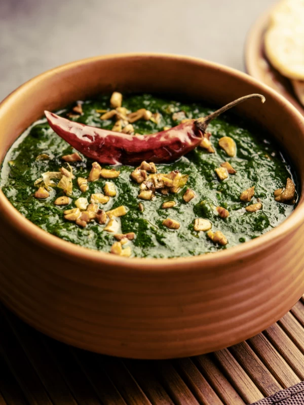 Palak Jeera Garlic Sabzi