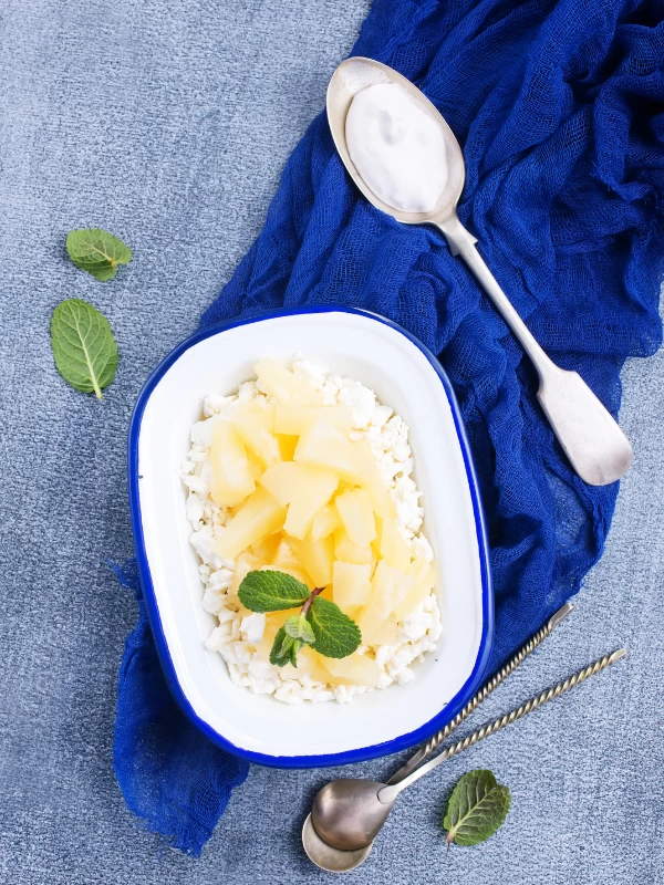 Cheese with Pineapple